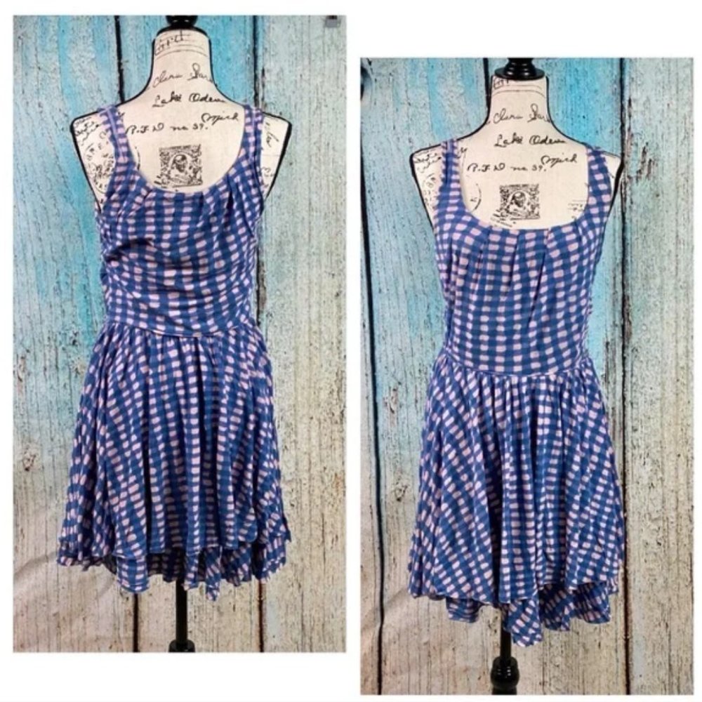 MARC by Marc Jacobs Molly Check-Print Jersey Dress - Picture 4 of 9